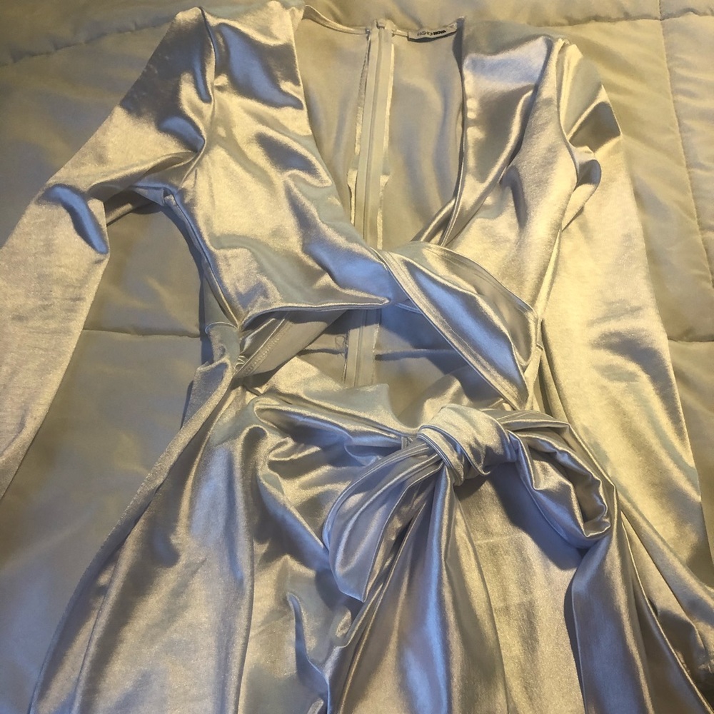 White fashion nova dress